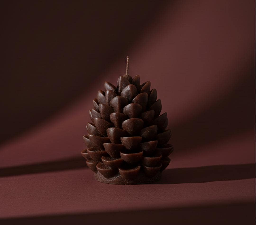 Pine Cone Candle