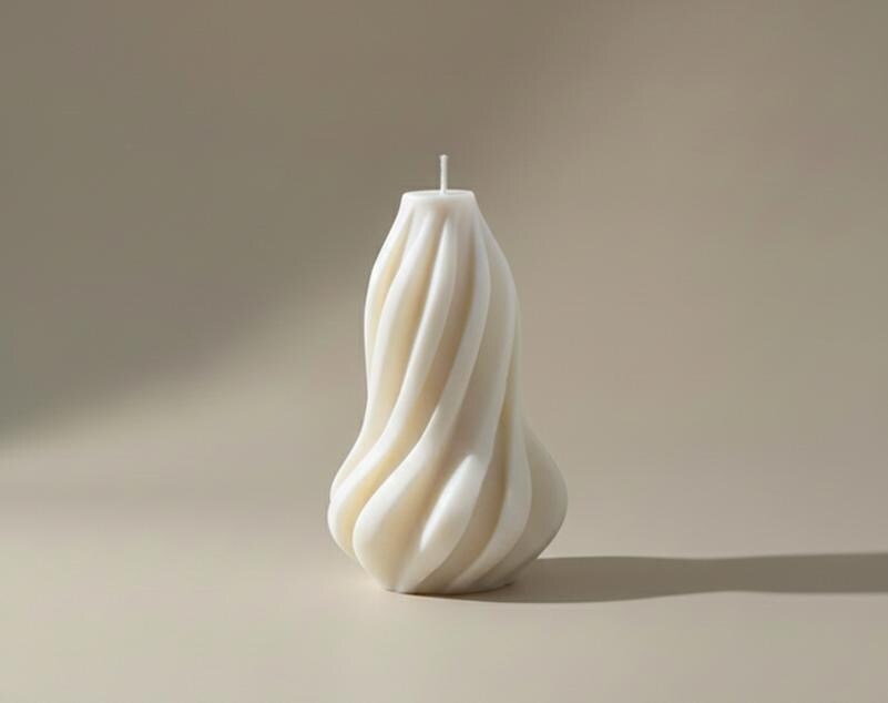 Spiral Bloom Candle