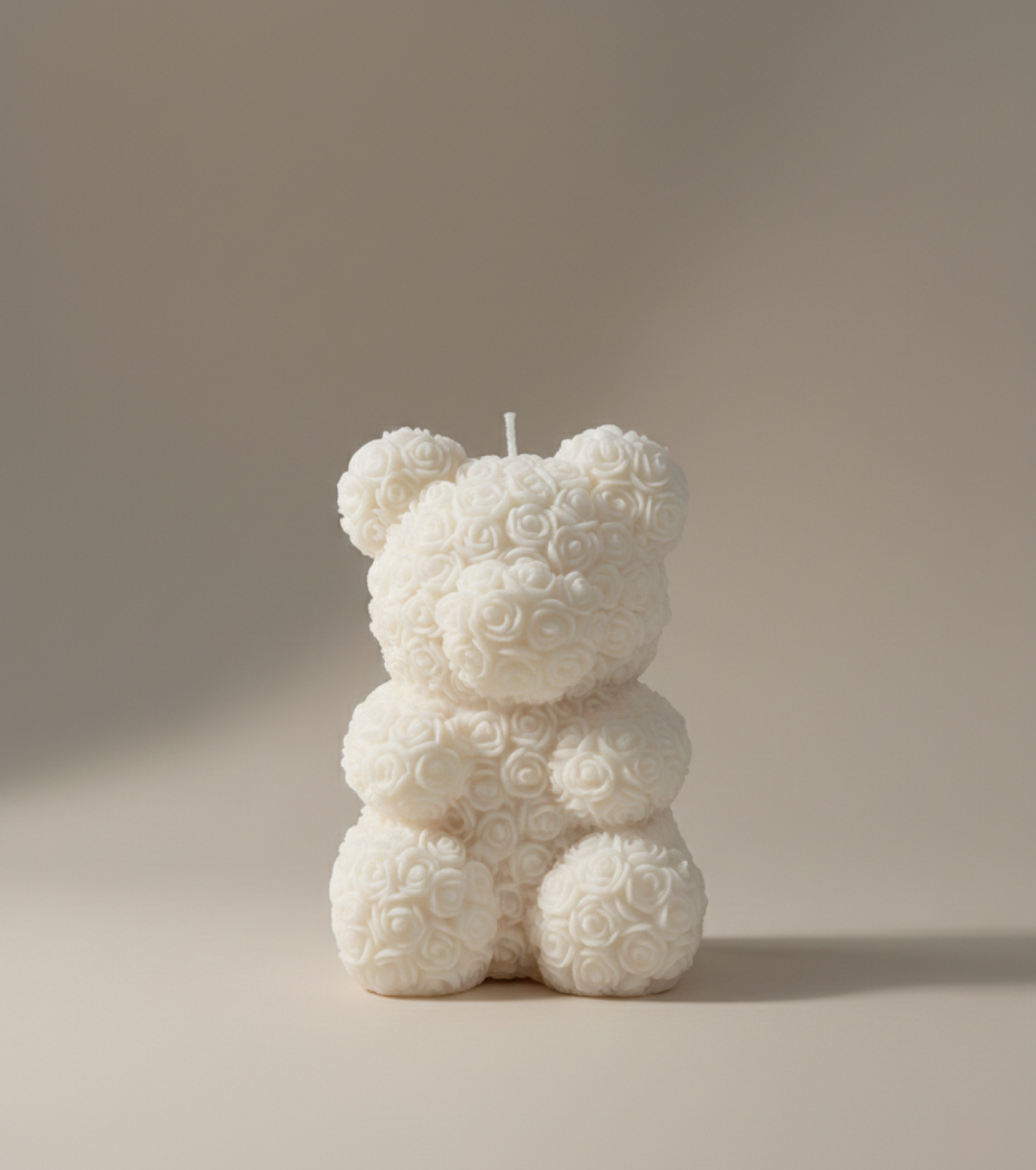 Rose Bear Candle