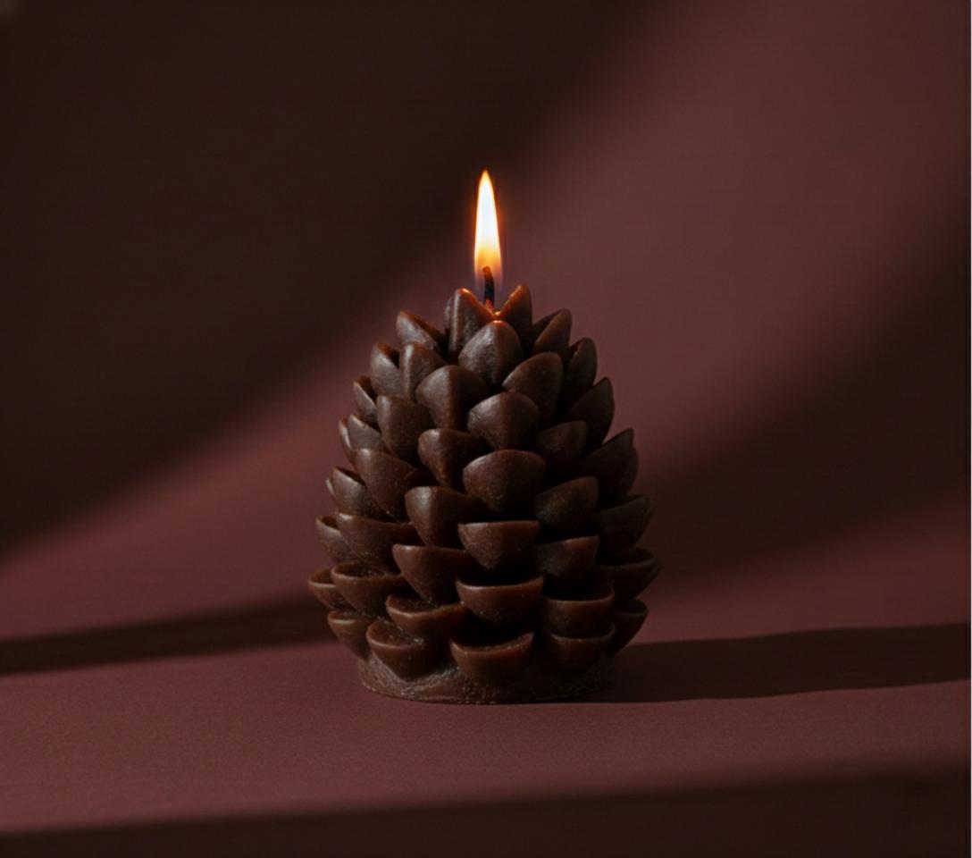 Pine Cone Candle